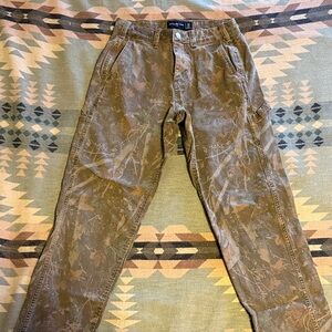 Abercrombie & Fitch Brown camouflage Cargo Pants